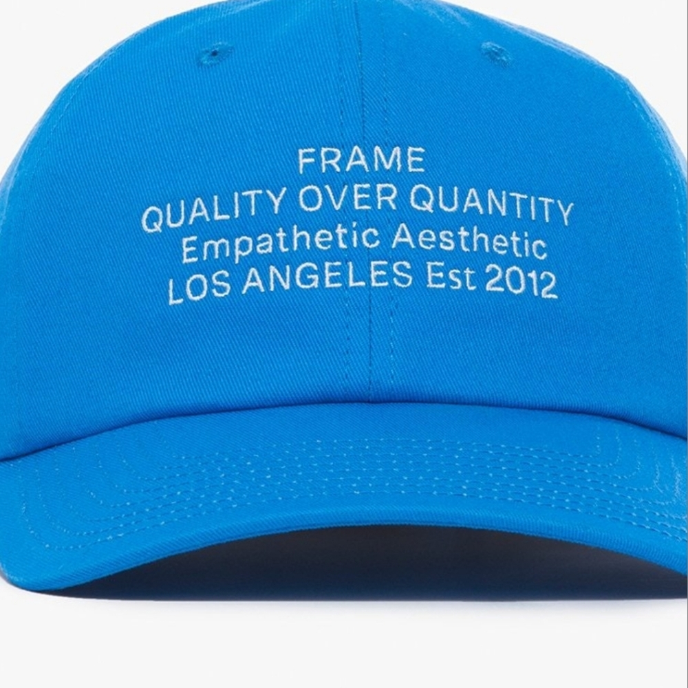 Brand new Frame statement hat in blue